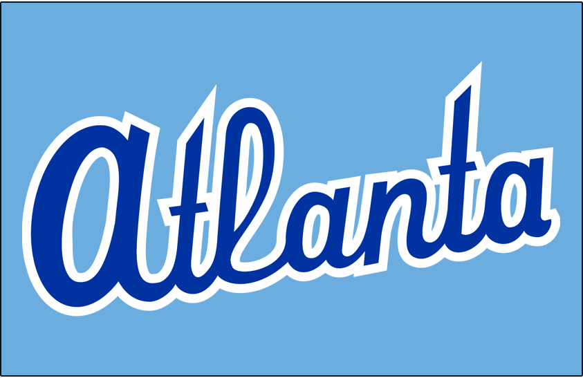 Atlanta Braves 1980 Jersey Logo vinyl decal